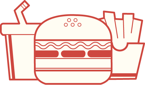 Arranged Food and Objects
