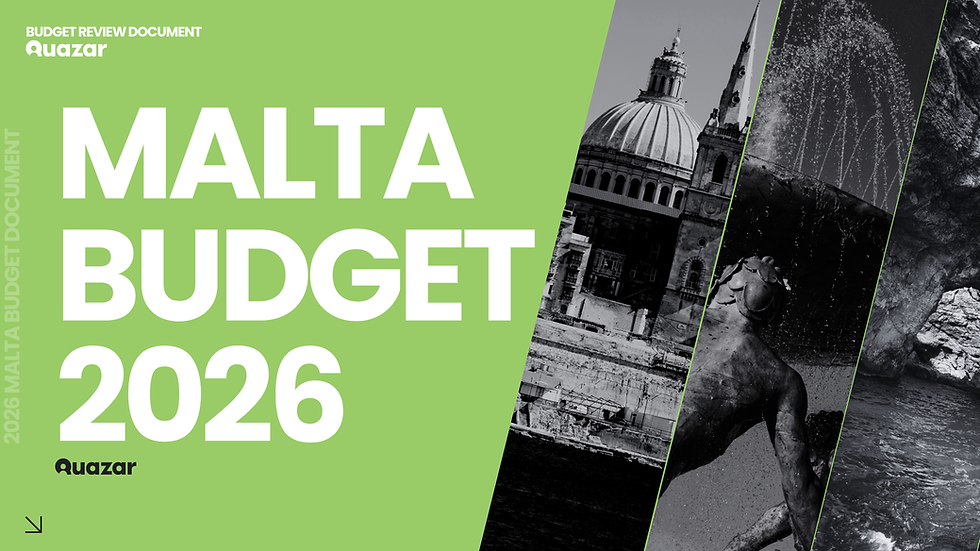 Malta Budget 2026 Overview