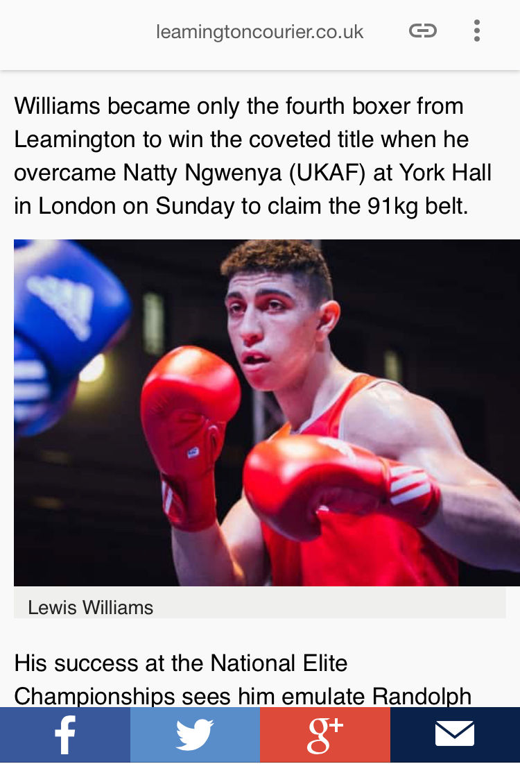 Leamington Courier, April, 25, 2018