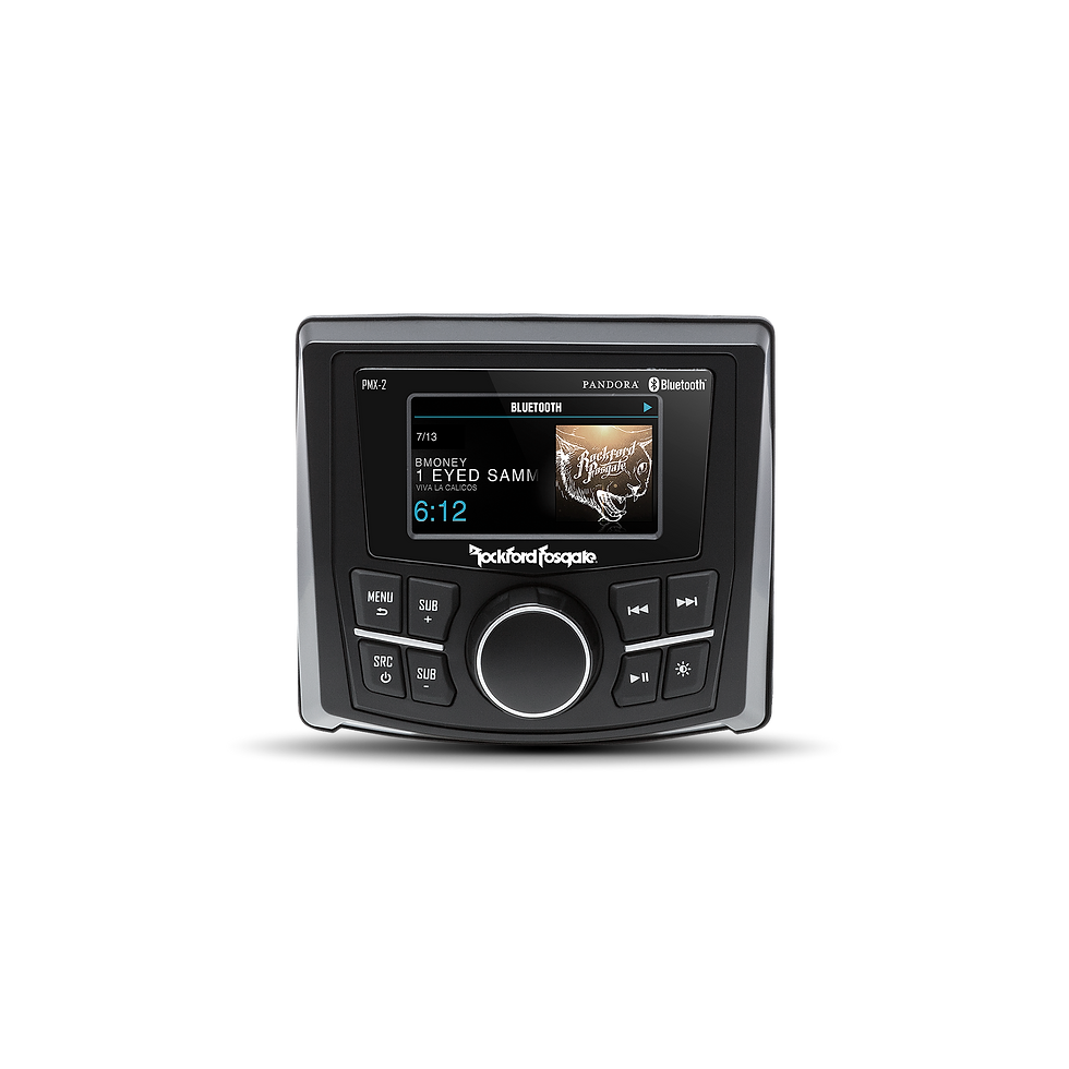 Thumbnail: Punch Marine Compact AM/FM/WB Digital Media Receiver 2.7" Display