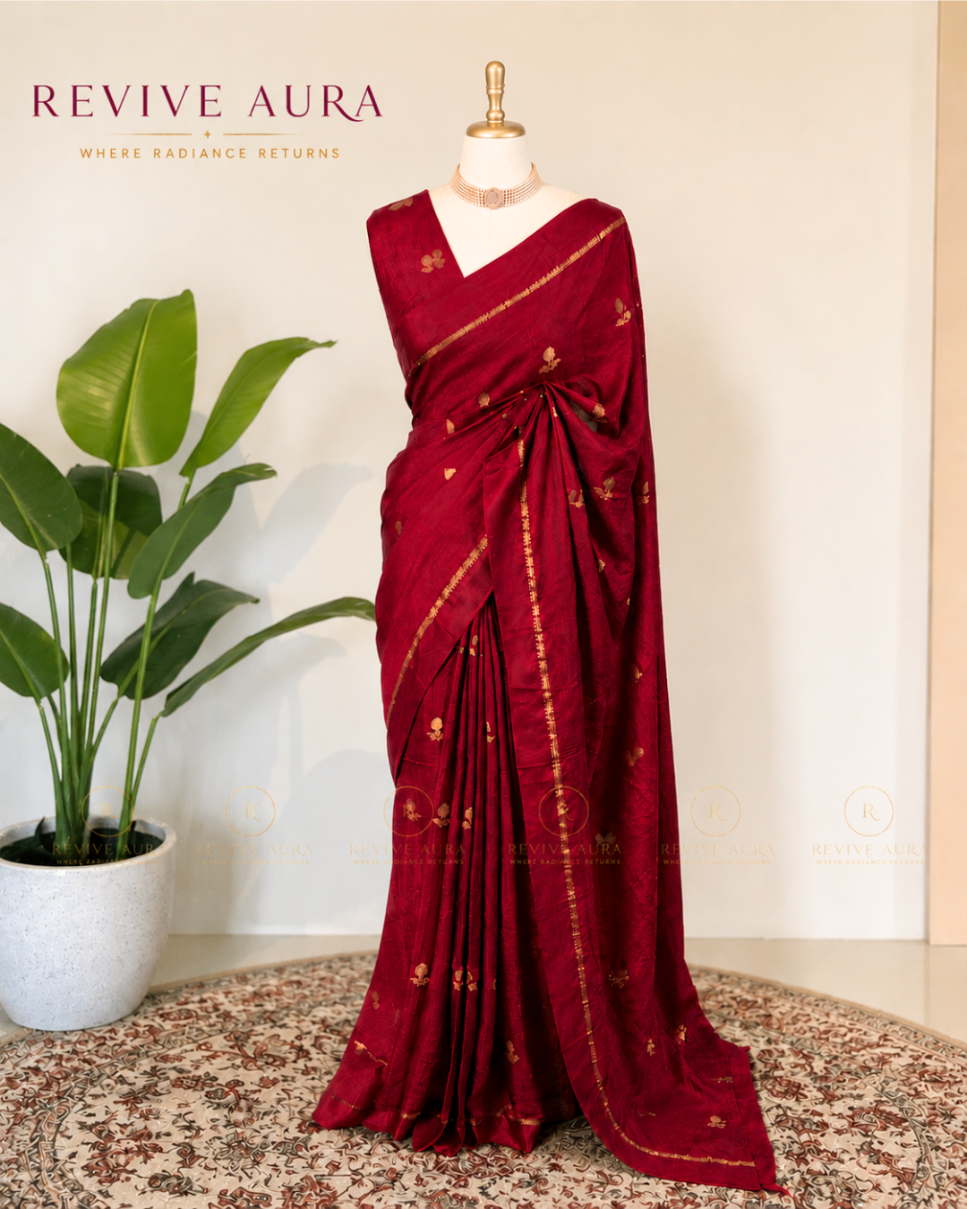 Pure Viscose Saree with Blouse