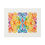 Thumbnail: Vibrant Watercolor Fine Art Print with Passepartout Frame - Colorful Home Décor