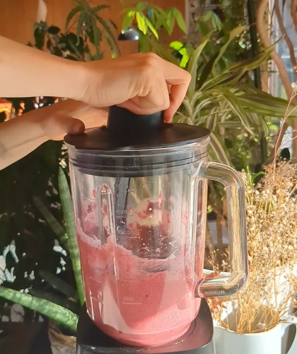 beetroot kimchi blended