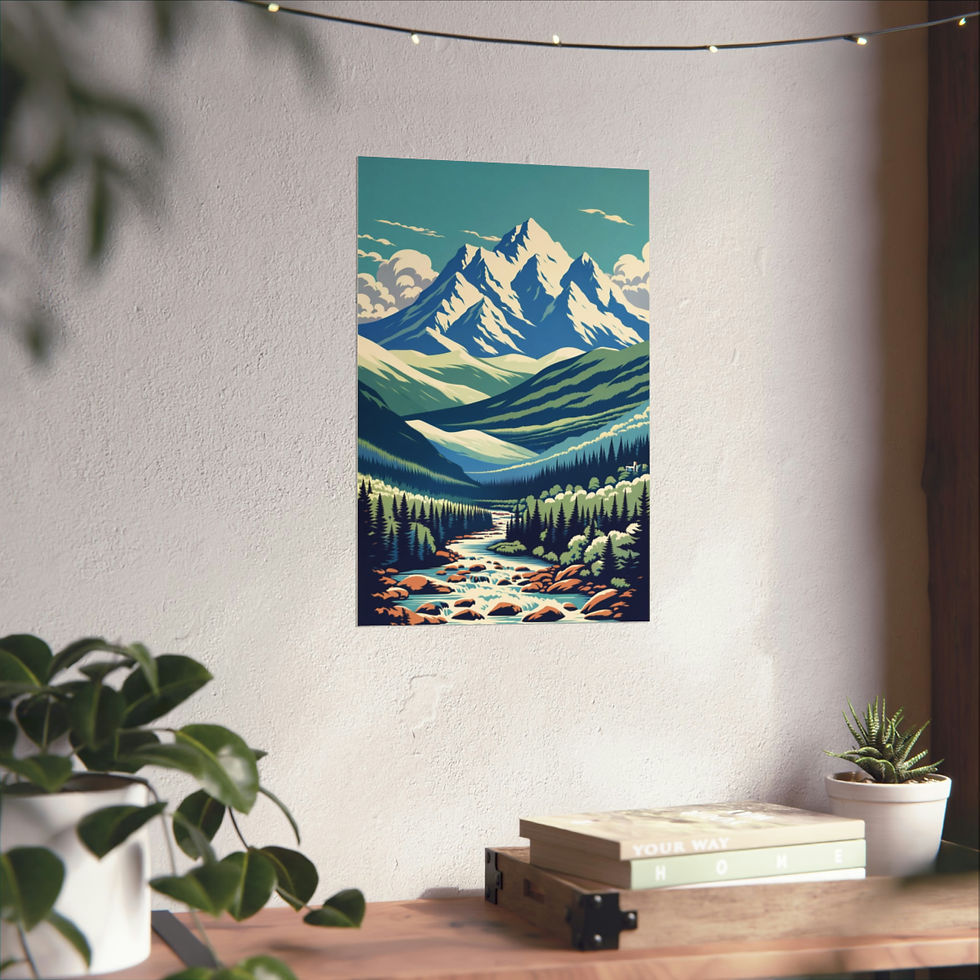 Thumbnail: WPA Snowy Mountain 1- Matte