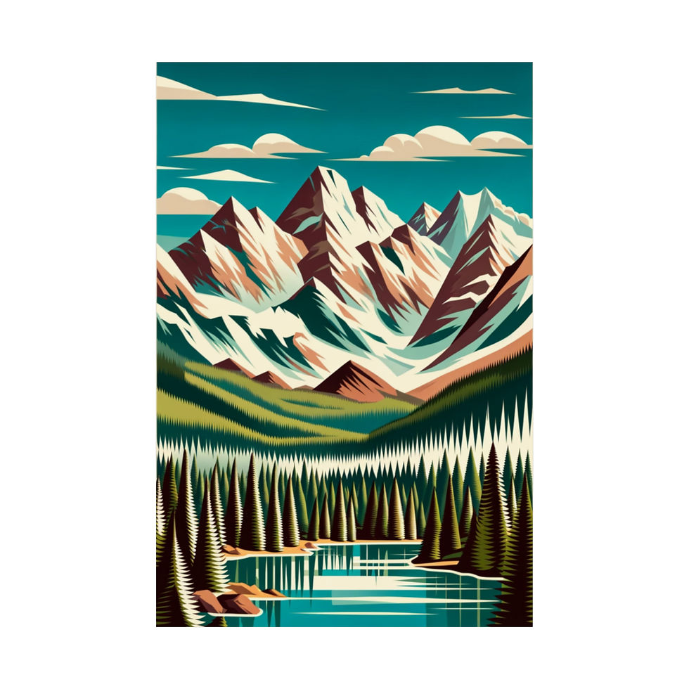 Thumbnail: WPA Coloradan Mountains 1 - Matte