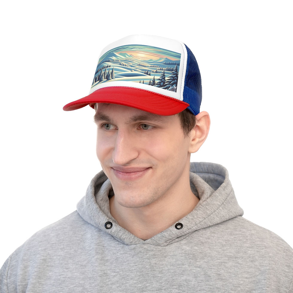Thumbnail: Snowy Trucker Hat