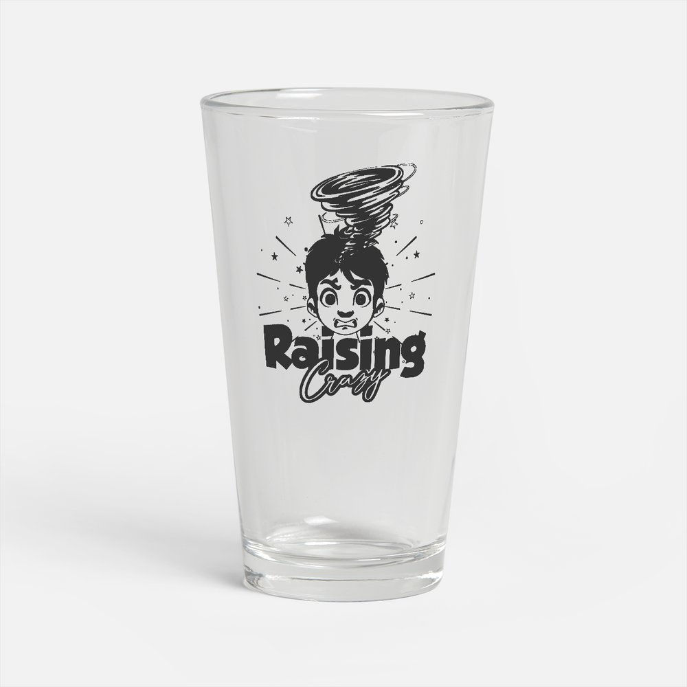 RC Etched Pint Glass