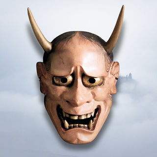 能面「赤般若」正面