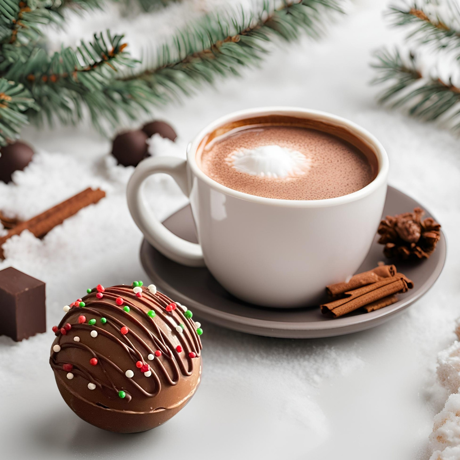 Bombe de chocolat chaud | Chocolat au lait