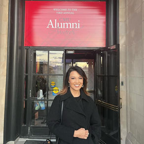 Ming-Na was honored with an alumni award