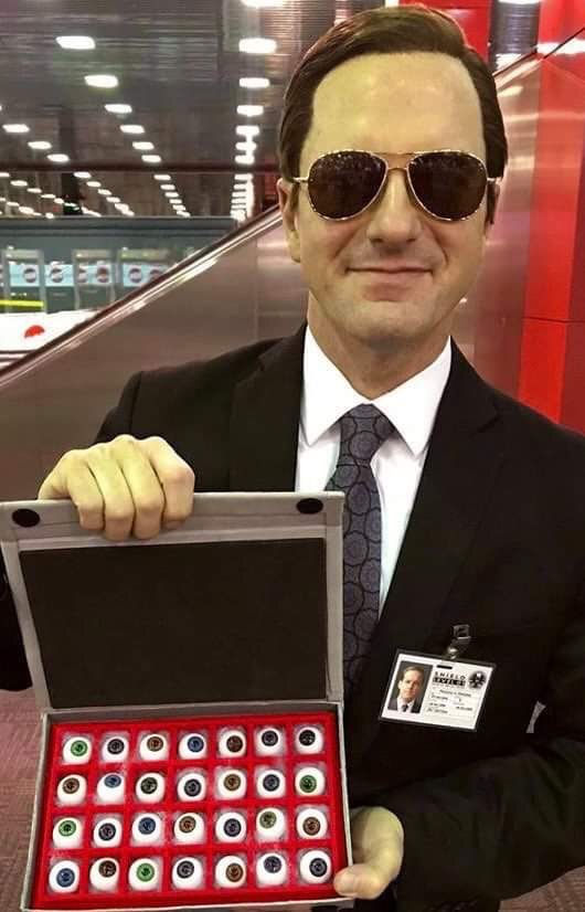 Brian as Coulson (Captain Marvel)