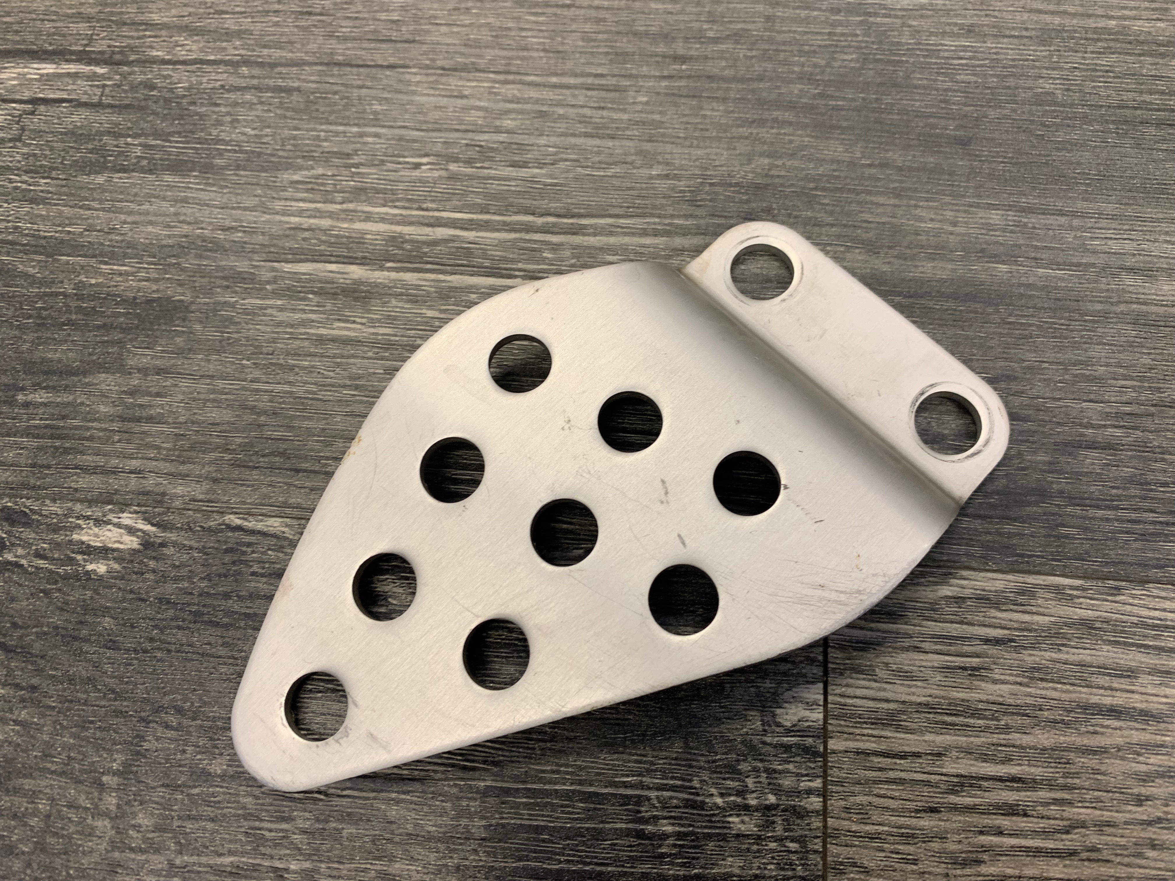 Kawasaki ZX6R ZX6G ZX636 ZX9R ZZR600 Ninja Front Left Step Peg Heel Guard Plate