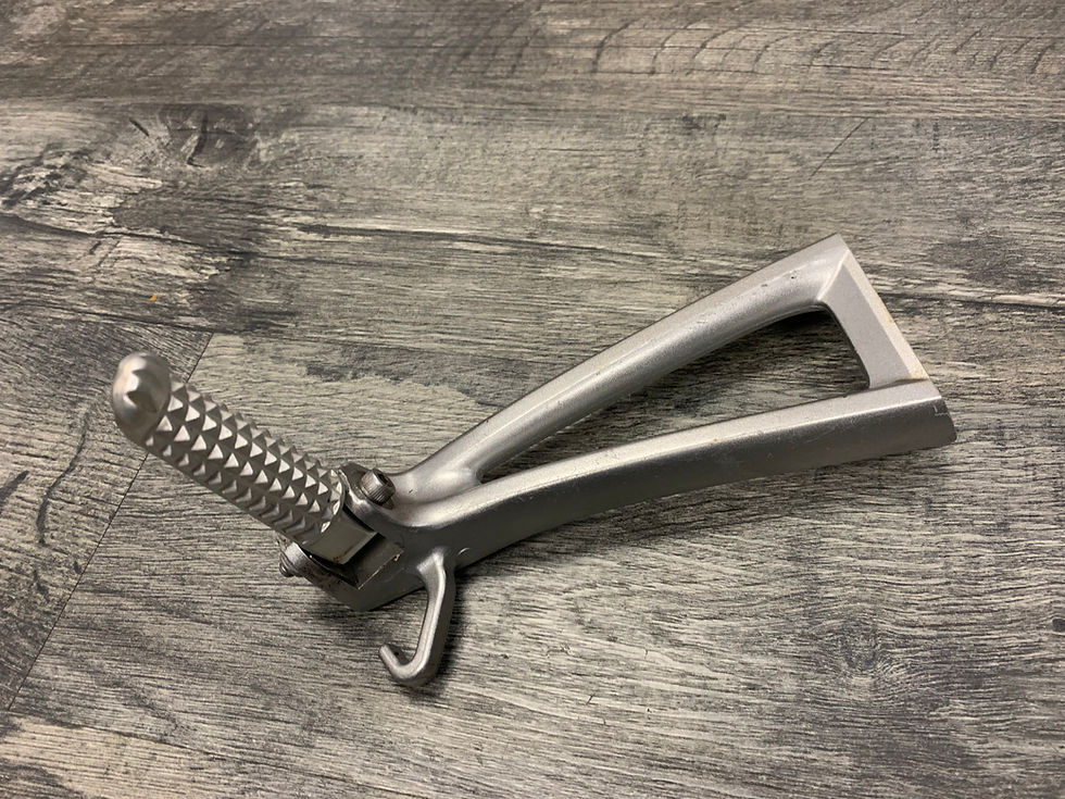 Thumbnail: Yamaha 2006-2011 R6 R6r OEM Rear Left Passenger Footrest Footpeg Bracket (#4)
