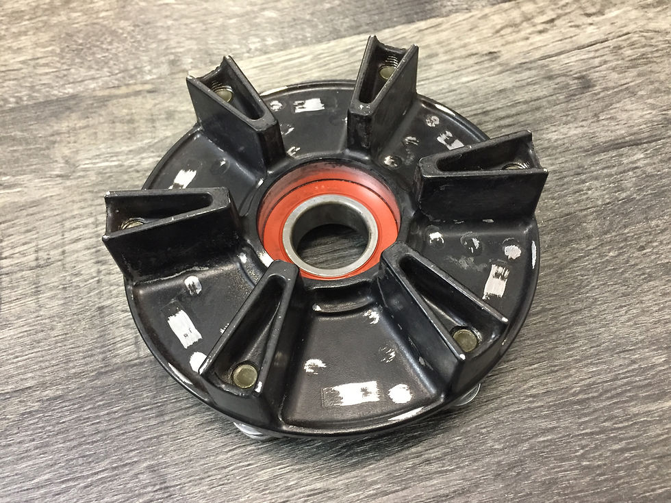 Thumbnail: Yamaha YZFR1 R1 R6 FZ6 OEM Rear Wheel Rim Chain Drive Sprocket Clutch Hub (#1)