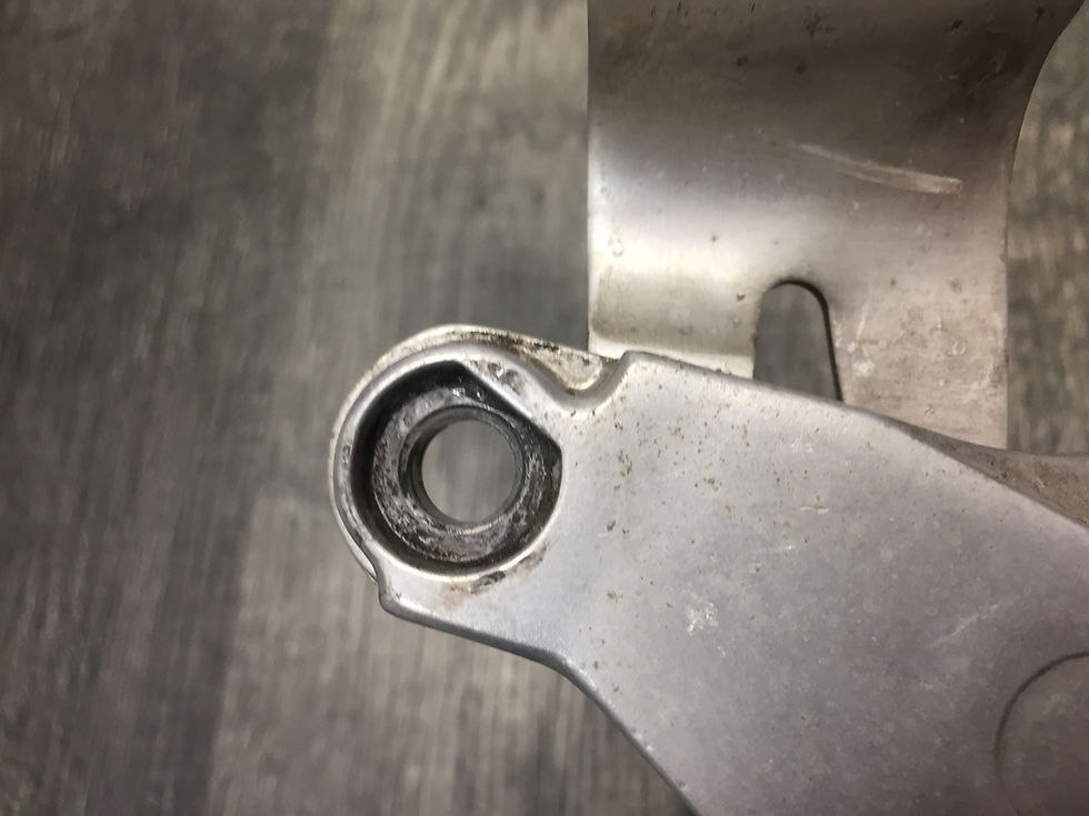 Thumbnail: Yamaha 1999 2000 2001 2002 YZFR6 R6 OEM Front Right Footrest Step Bracket (#1)