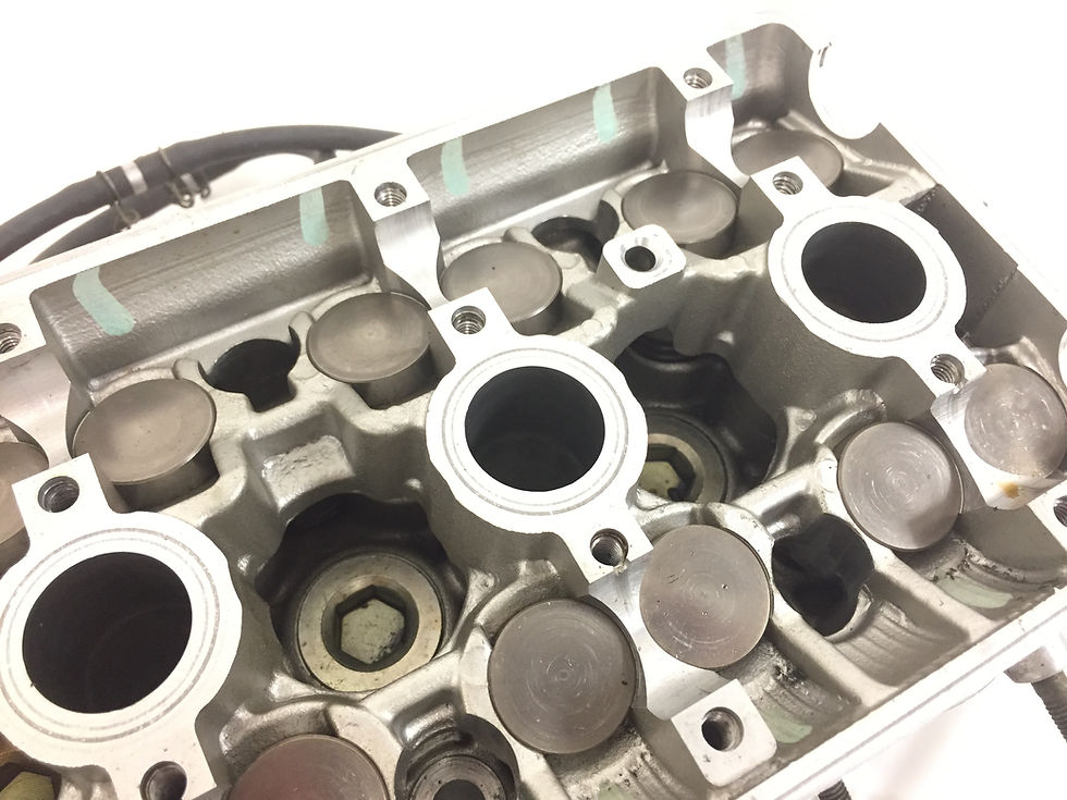 Thumbnail: Yamaha 1999 2000 2001 2002 YZFR6 R6 OEM Motor Engine Cylinder Head W/ Valves