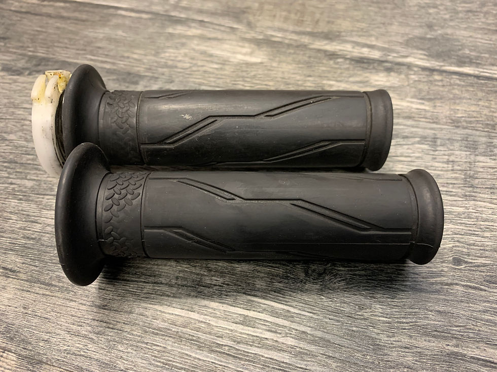 Thumbnail: Yamaha 2006-2022 R6 R6r OEM Left & Right Handlebar Throttle Pipe Tube Grips #1