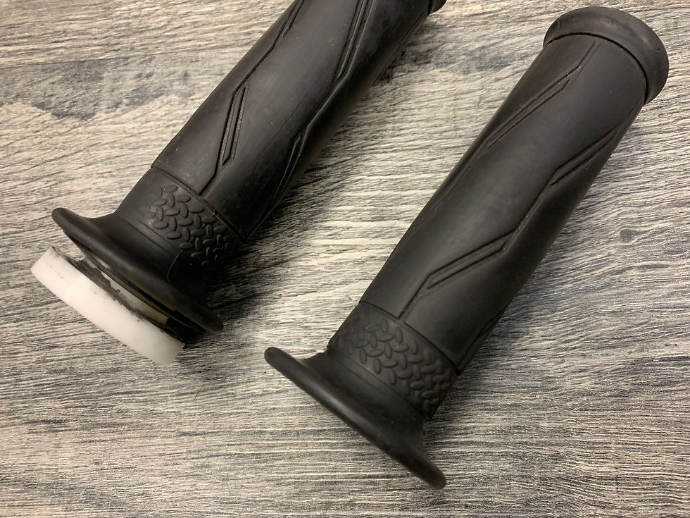 Thumbnail: Yamaha 2006-2022 R6 R6r OEM Left & Right Handlebar Throttle Pipe Tube Grips #1