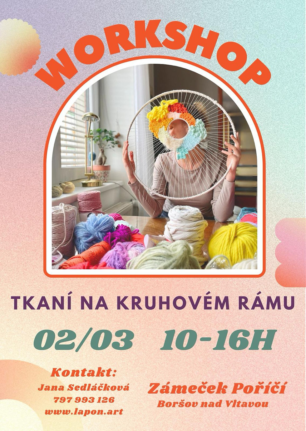 Tkaní na kruhovém rámu