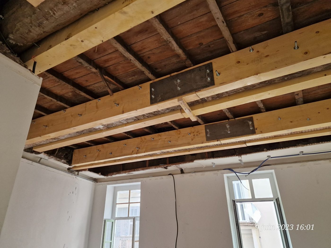 Renforcement de plancher bois
