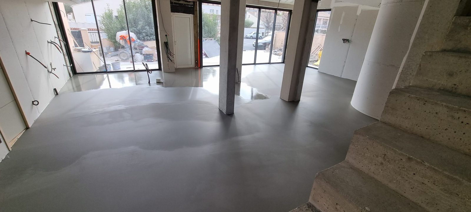 Rénovation intérieure : séjour ouvert