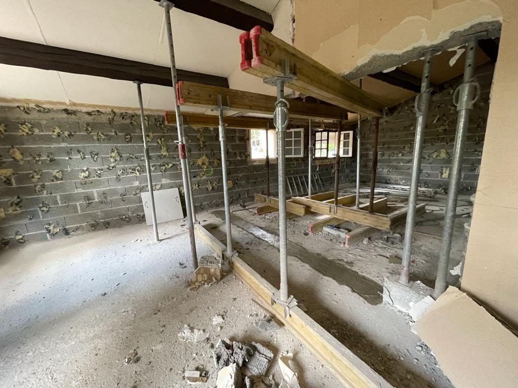 Étaiement et reprise de structure en rénovation
