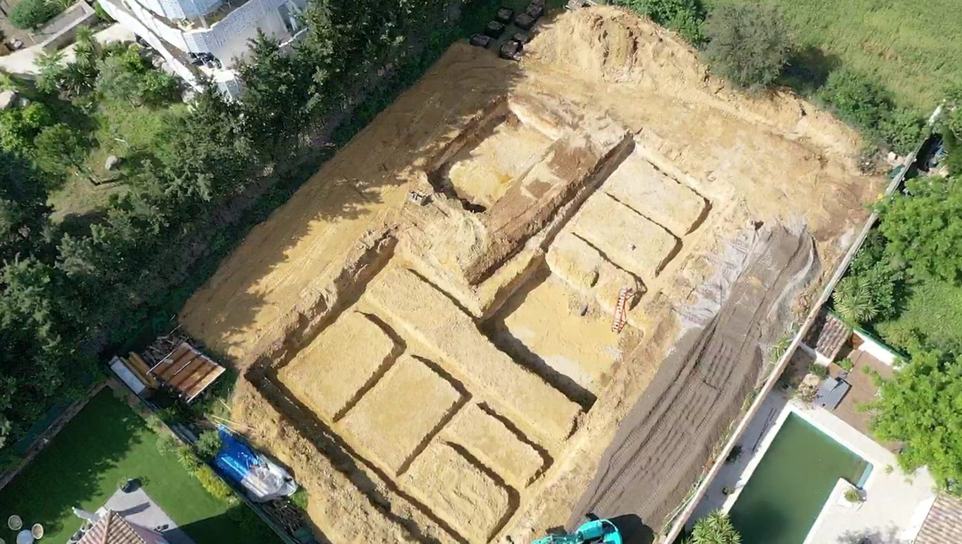 Terrassement : Fouilles et préparation du terrain