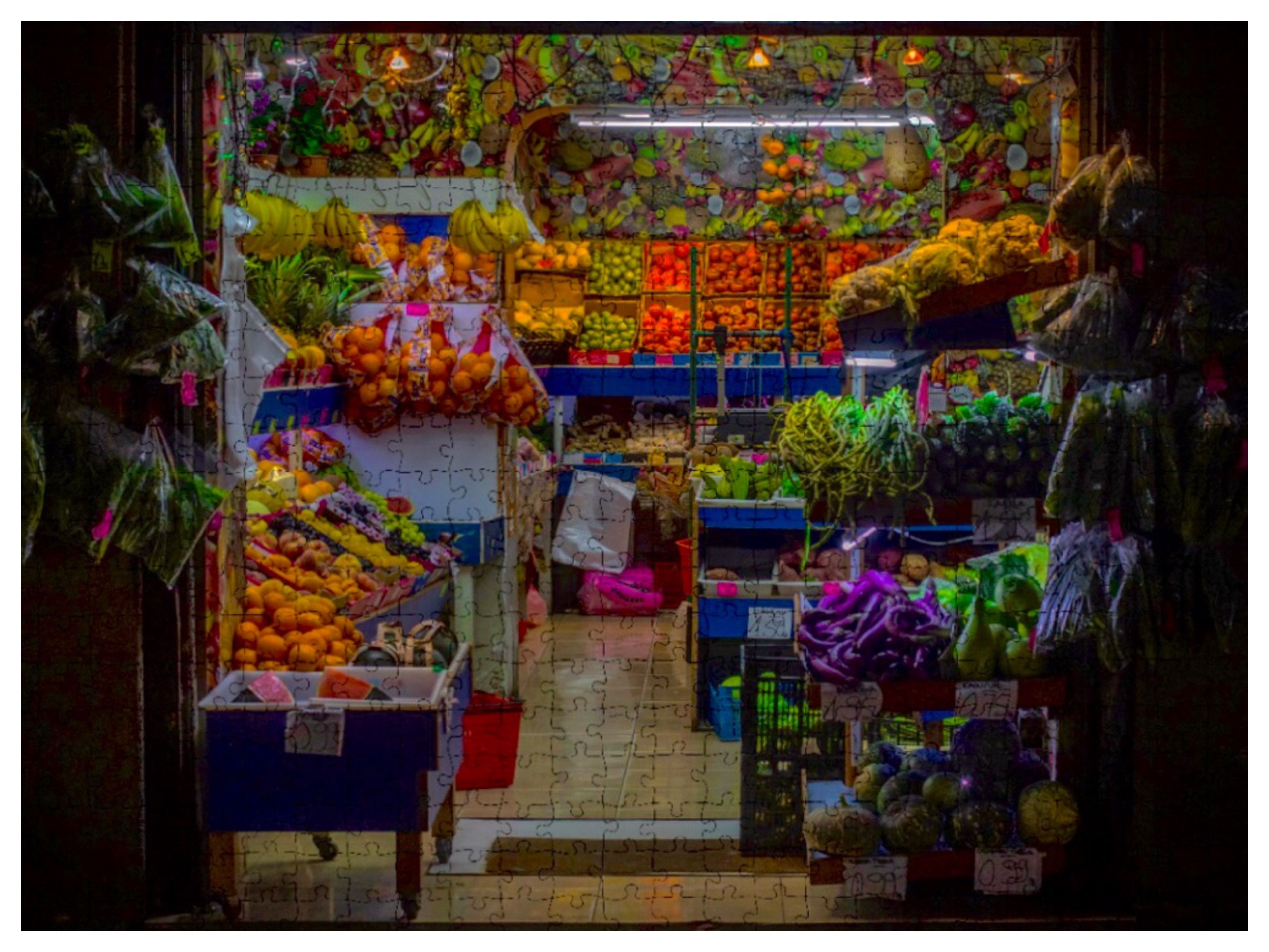 Rompecabezas "Mercado en Barcelona" - 500 fichas