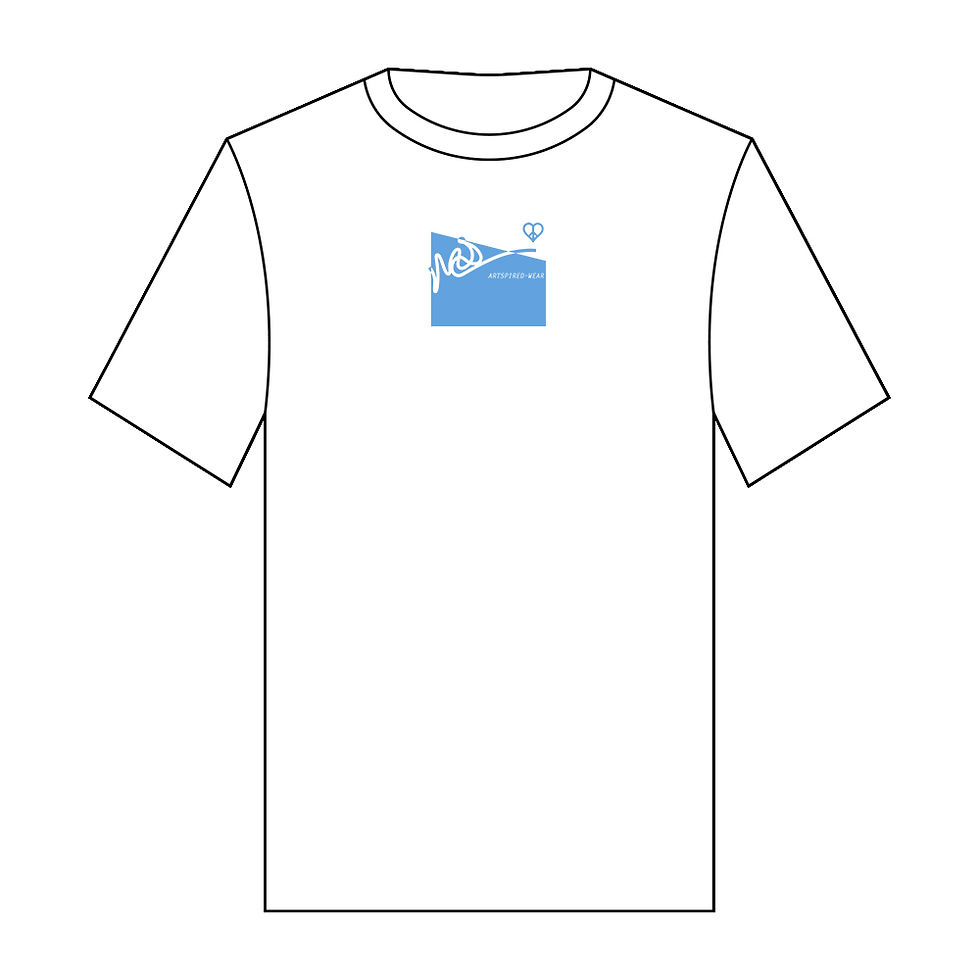 Thumbnail: ASW 2021 BLUE ROSES TEE - WHITE