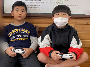 楽しそうな子ども達😊