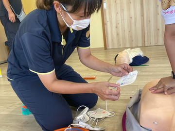 AED訓練を実施しました