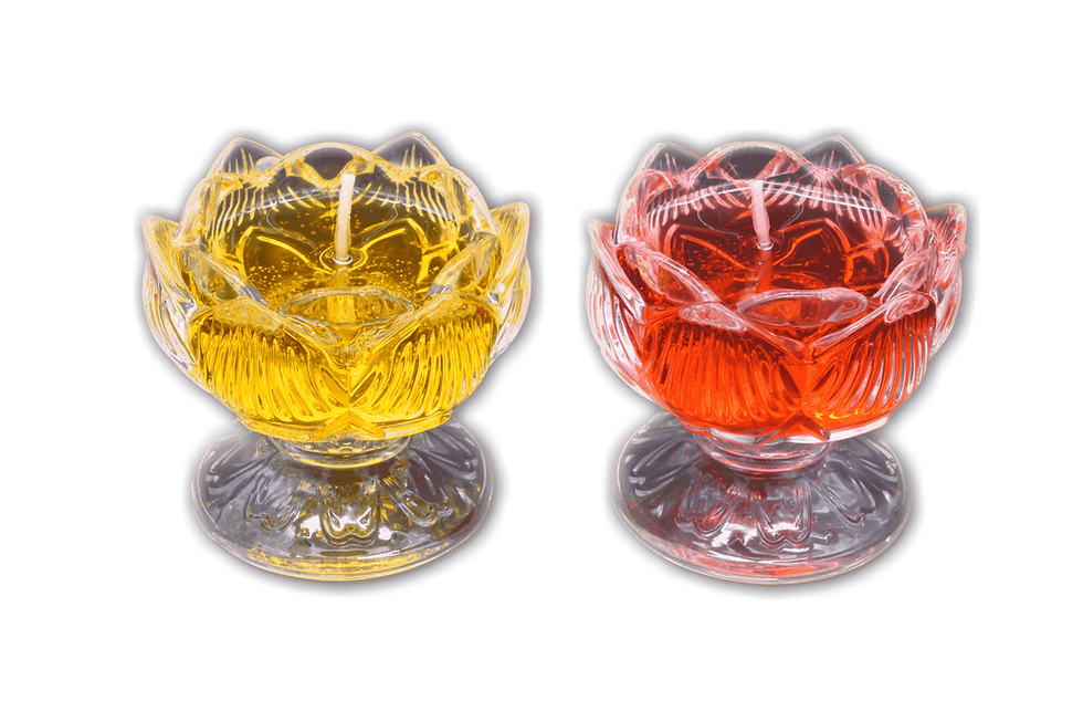 縮圖：菩提 高脚小慈莲水晶烛