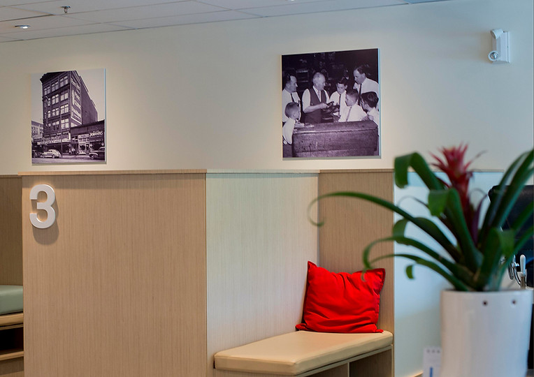 Interior of Paris everyBODY Vancouver where they assess for custom orthotics