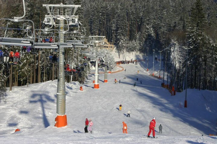 hire of mountain skis (set)