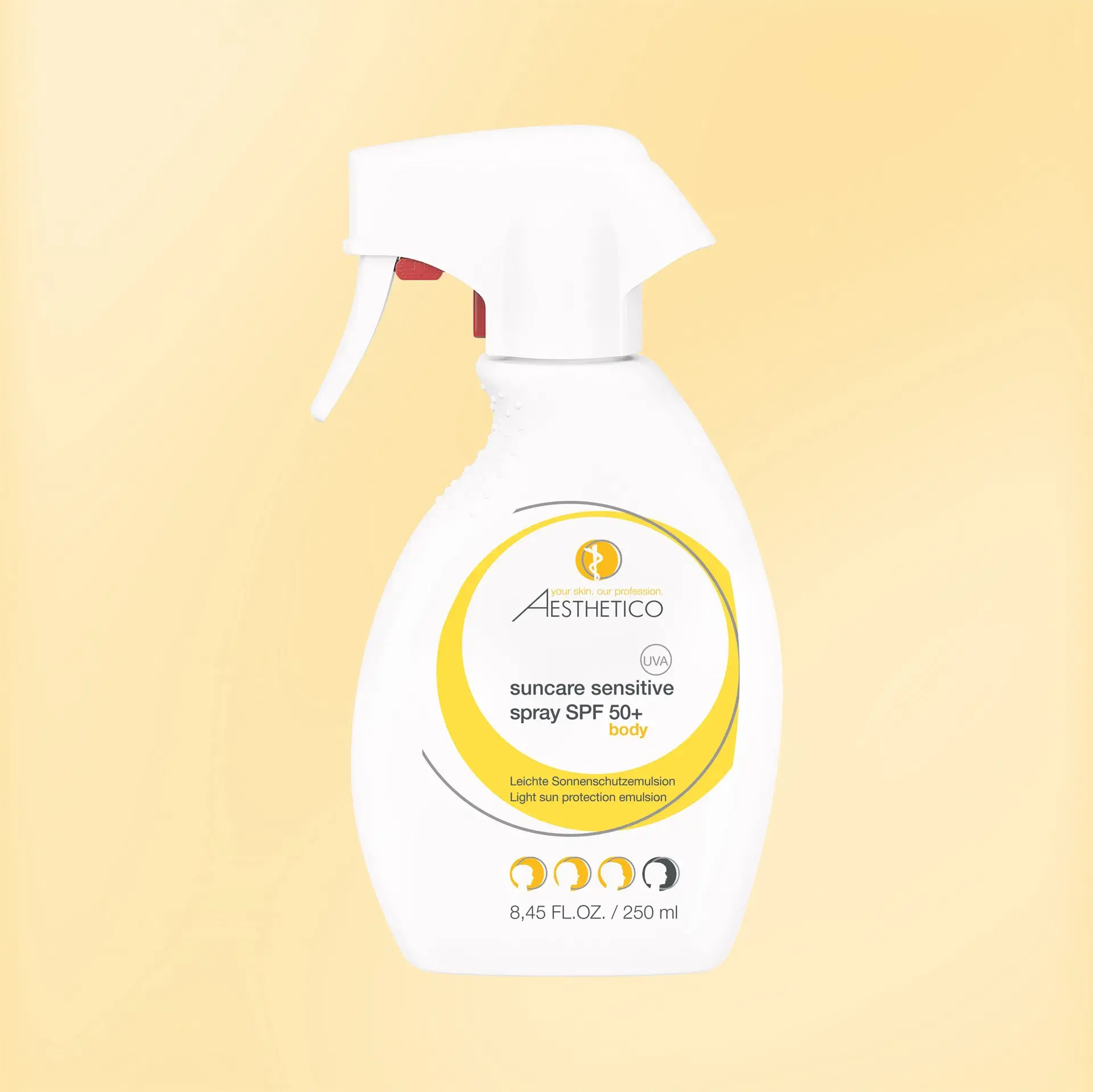 AESTHETICO suncare sensitive spray SPF 50+