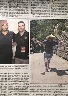Bobby Housser in China with Ovetchkin