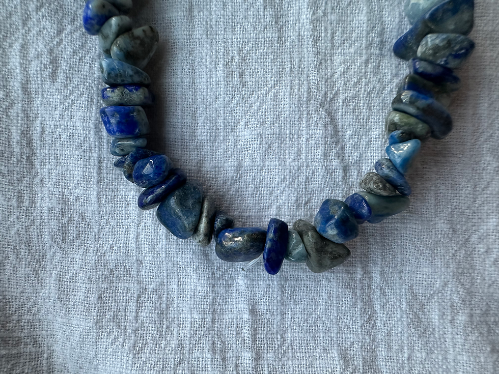 Thumbnail: Lapis Lazuli Crystal Chip Bracelet