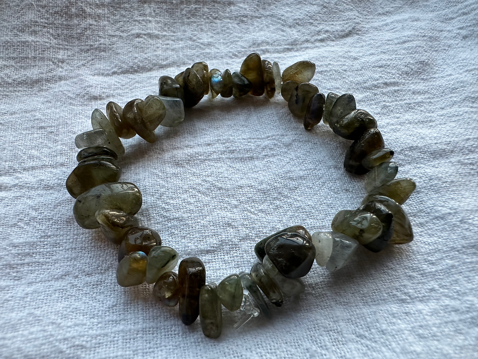 Thumbnail: Labradorite Crystal Chip Bracelet