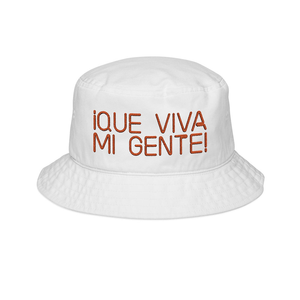 ¡Que Viva Mi Gente! Bucket Hat – Latin Food Fest Official Merch