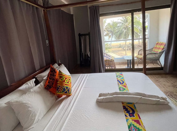 African art seaview room in Ghana