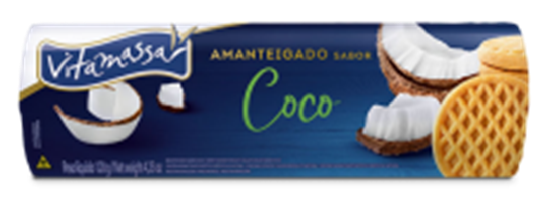 BISCOITO AMANTEIGADO COCO 120G