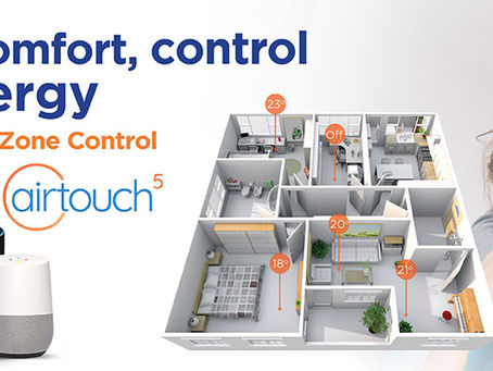 Harness the Power of Air Touch Zone Control System with Ducted Heat Pumps by Heatwave Electrical