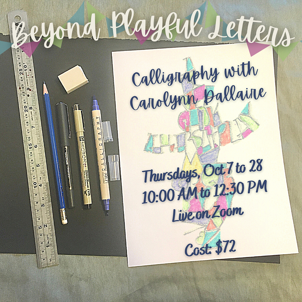 Beyond Playful Letters