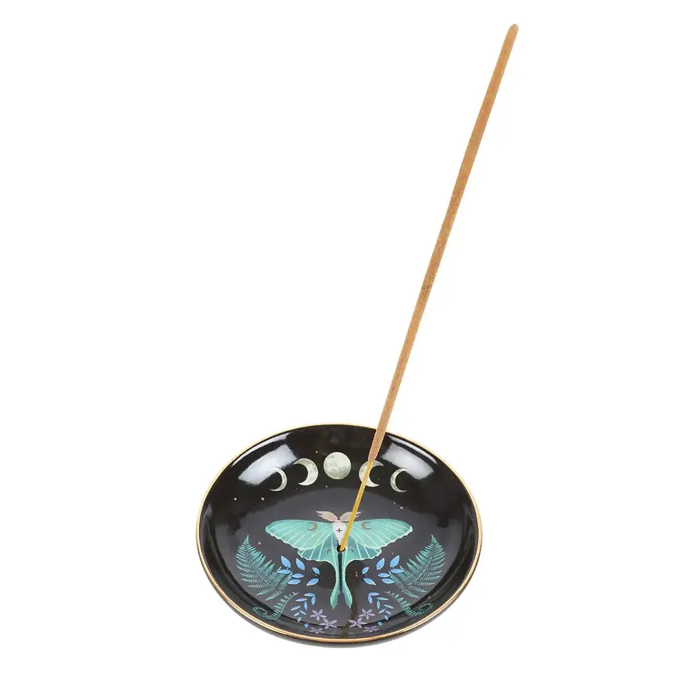 Thumbnail: Luna Moth Ceramic Incense Holder