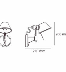 Tolomeo Micro Faretto  medidas