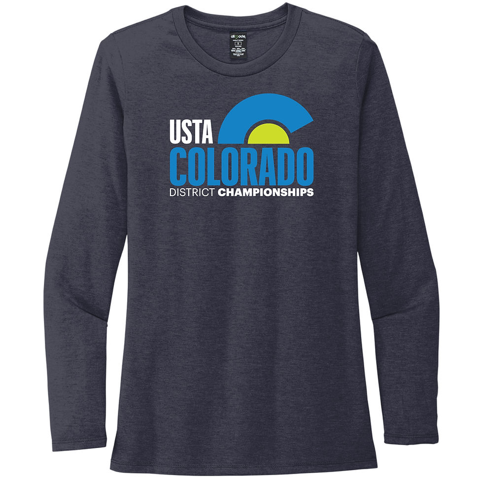 Thumbnail: District Championships Womens Tri-Blend Long Sleeve (AL6008)