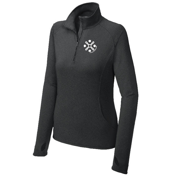 Thumbnail: Denver Tennis Park Womens Stretch 1/4 Zip (LST850)