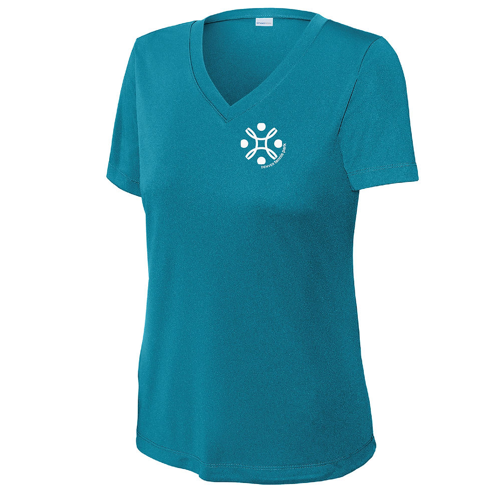 Thumbnail: Denver Tennis Park Womens V-Neck (LST353)