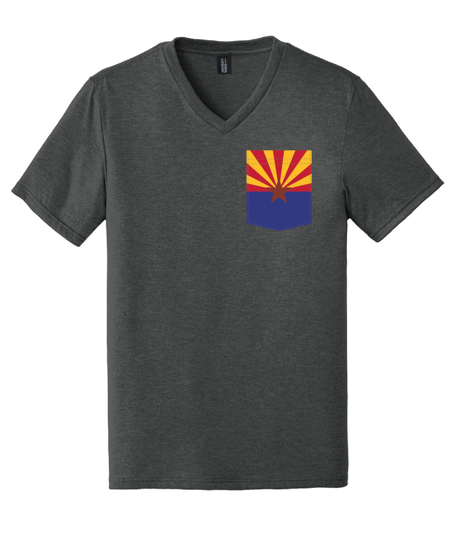 Arizona Men's V-Neck Pocket shirt DT1350