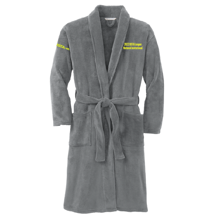 Thumbnail: USTA 2022 National Invitational Plush Microfleece Robe (R102)